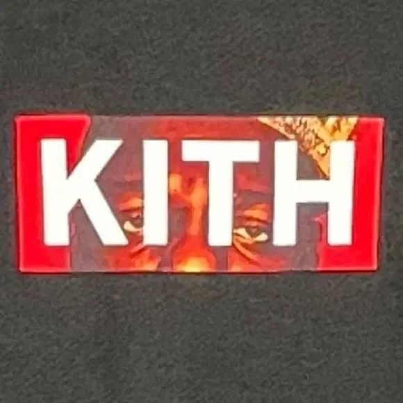 Kith Notorious BIG Crown Graphic Black Hooded Pullover Sweatshirt - Picture 2 of 14